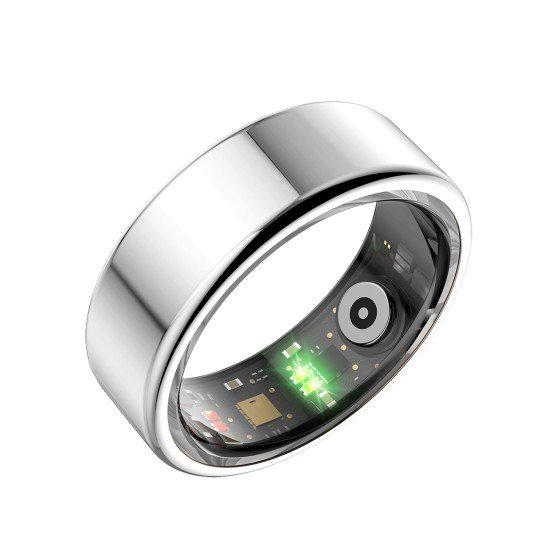 Fontastic Smart Ring Fitness Gesundheitstracker #9 Lange Akkulaufzeit, 5ATM, Ringschatulle, Silber Fontastic Smart Ring Fitness Gesundheitstracker #9 Lange Akkulaufzeit, 5ATM, Ringschatulle, Silber