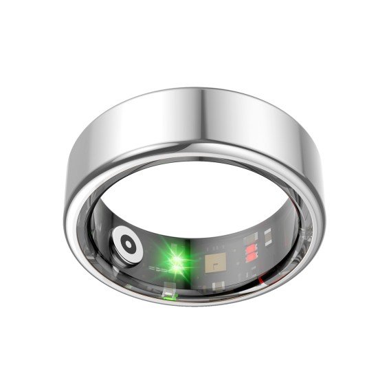 Fontastic Smart Ring Fitness Gesundheitstracker#13 Lange Akkulaufzeit, 5ATM, Ringschatulle, Silber Fontastic Smart Ring Fitness Gesundheitstracker#13 Lange Akkulaufzeit, 5ATM, Ringschatulle, Silber