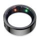 Fontastic Smart Ring mit Display Fyri DIVO Gr10 sw Fitness- u. Gesundheitstracker, Lange Akkulaufzeit