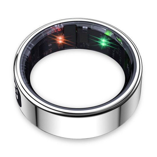 Fontastic Smart Ring with display Fyri DIVO size 9 Fitness & health tracker long battery life silver Fontastic Smart Ring with display Fyri DIVO size 9 Fitness & health tracker long battery life silver