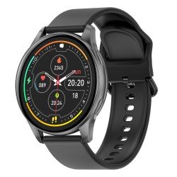 Fontastic Smartwatch Altis 1.50“ Display, schwarz Freisprechfunktion, Musik Steuerung, Herzfrequenz