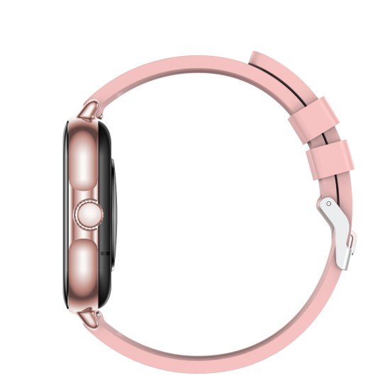 Fontastic Smartwatch Nexo 1.83“ Display, rosegold Herzfrequenz, Freisprechfunktion, Musik Steuerung