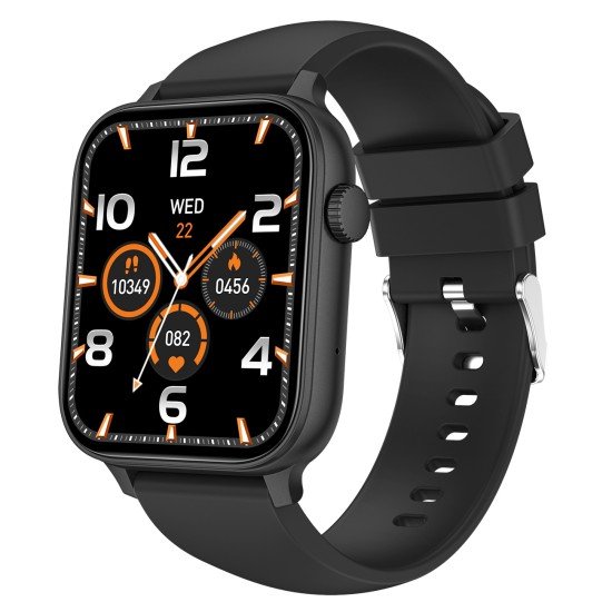 Fontastic GPS Smartwatch Loca 1.85“ Display, sw GPS- & Vital Tracking, Kompass, Freisprechfunktion