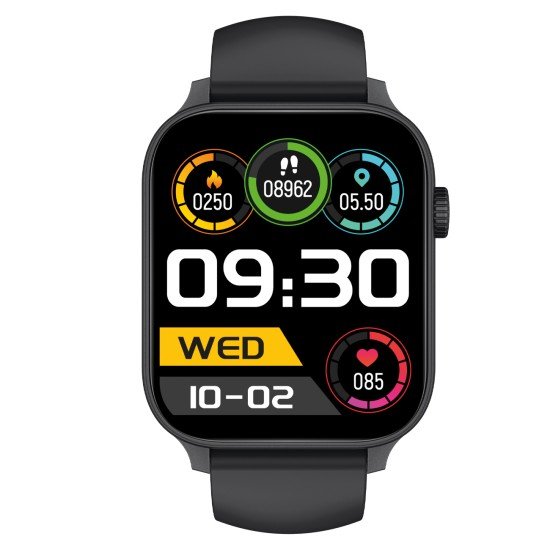 Fontastic GPS Smartwatch Loca 1.85“ Display, sw GPS- & Vital Tracking, Kompass, Freisprechfunktion