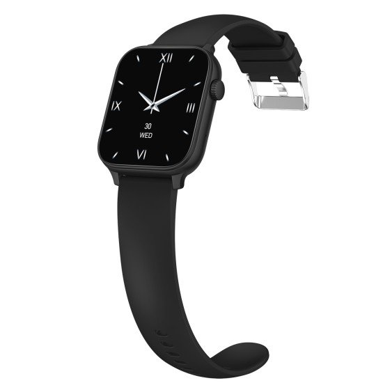 Fontastic GPS Smartwatch Loca 1.85“ Display, sw GPS- & Vital Tracking, Kompass, Freisprechfunktion