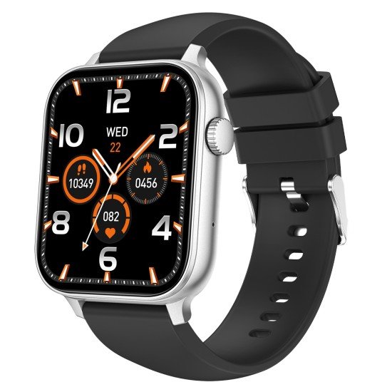 Fontastic GPS Smartwatch Loca 1.85” Display silver GPS & Vital Tracking, Compass, Hands-free Function