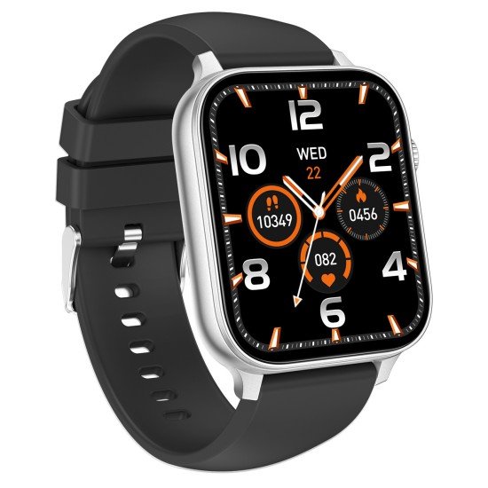 Fontastic GPS Smartwatch Loca 1.85” Display silver GPS & Vital Tracking, Compass, Hands-free Function