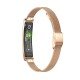 Fontastic Smart-Armband &ndash; stylisches Fitnessband elegant wie Schmuck, Display, Metallband gold