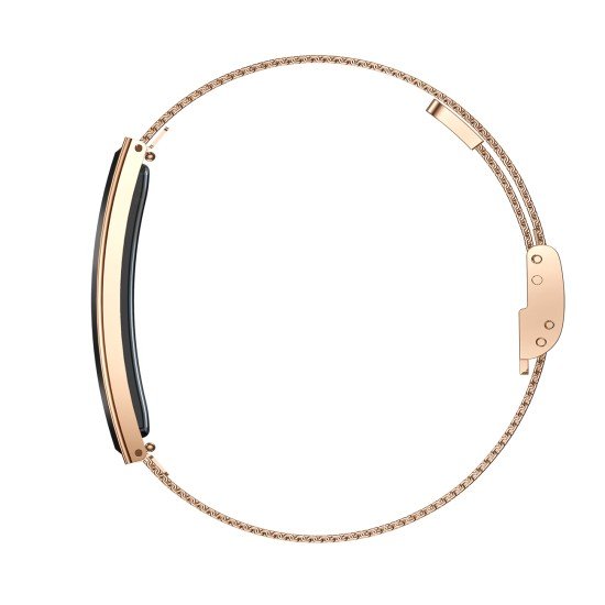 Fontastic Smart-Armband &ndash; stylisches Fitnessband elegant wie Schmuck, Display, Metallband gold
