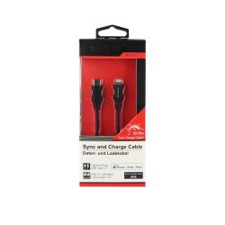 Data cable Era Type-C to Lightning 1.2m black Fast Charge capable (Power Delivery, PD)